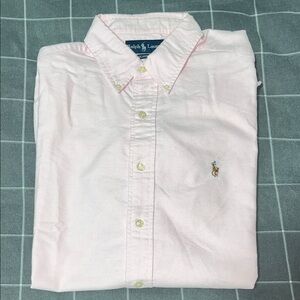 Ralph Lauren Men's Light Pink Button Down Shirt